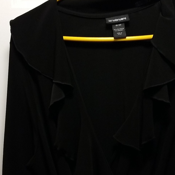 Faux Wrap Dress w Ruffles from Lane Bryant - Picture 2 of 4